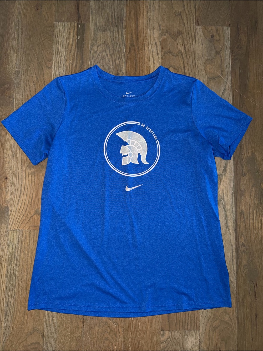 Nike Dri-FIT Royal Blue Athletic Tee with White Swoosh